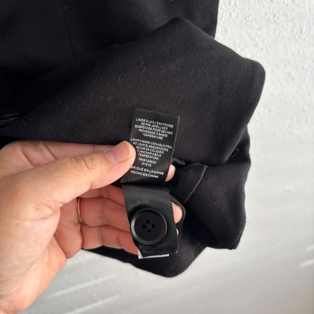 Anthropologie Sunday in Brooklyn Ponte Apron Vest in Black - Picture 5 of 9